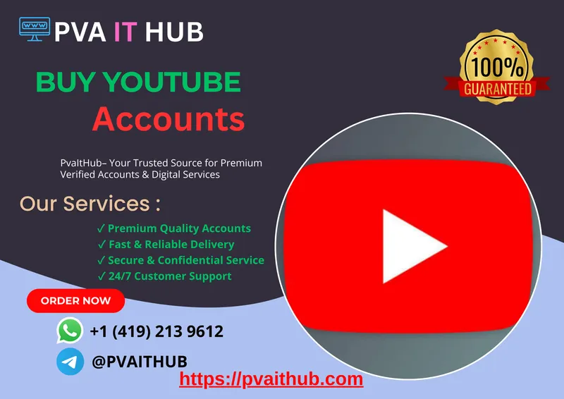 YouTube Account Management Service